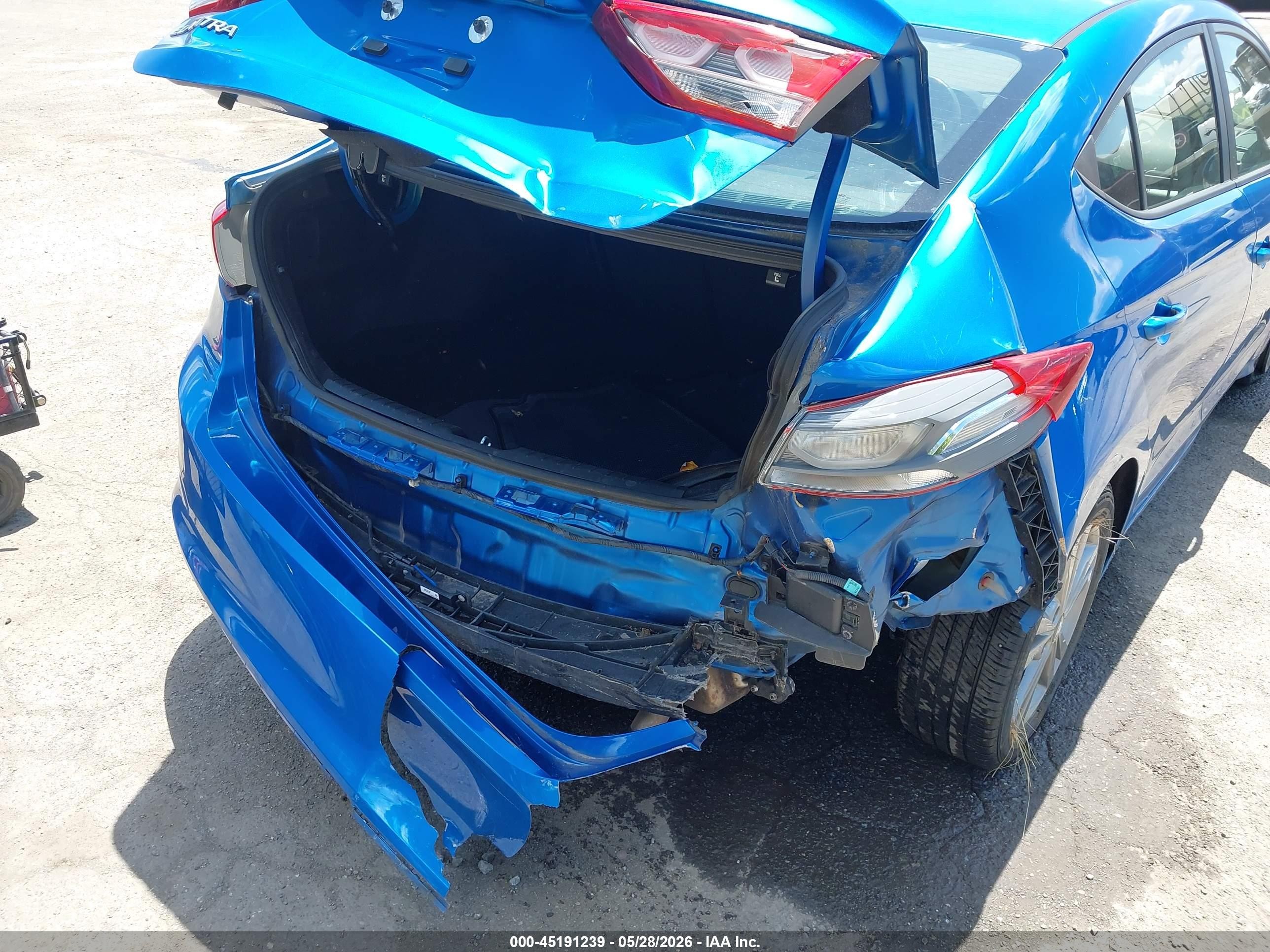2017 Hyundai Elantra Value Edition Blue vin: KMHD84LF7HU428102