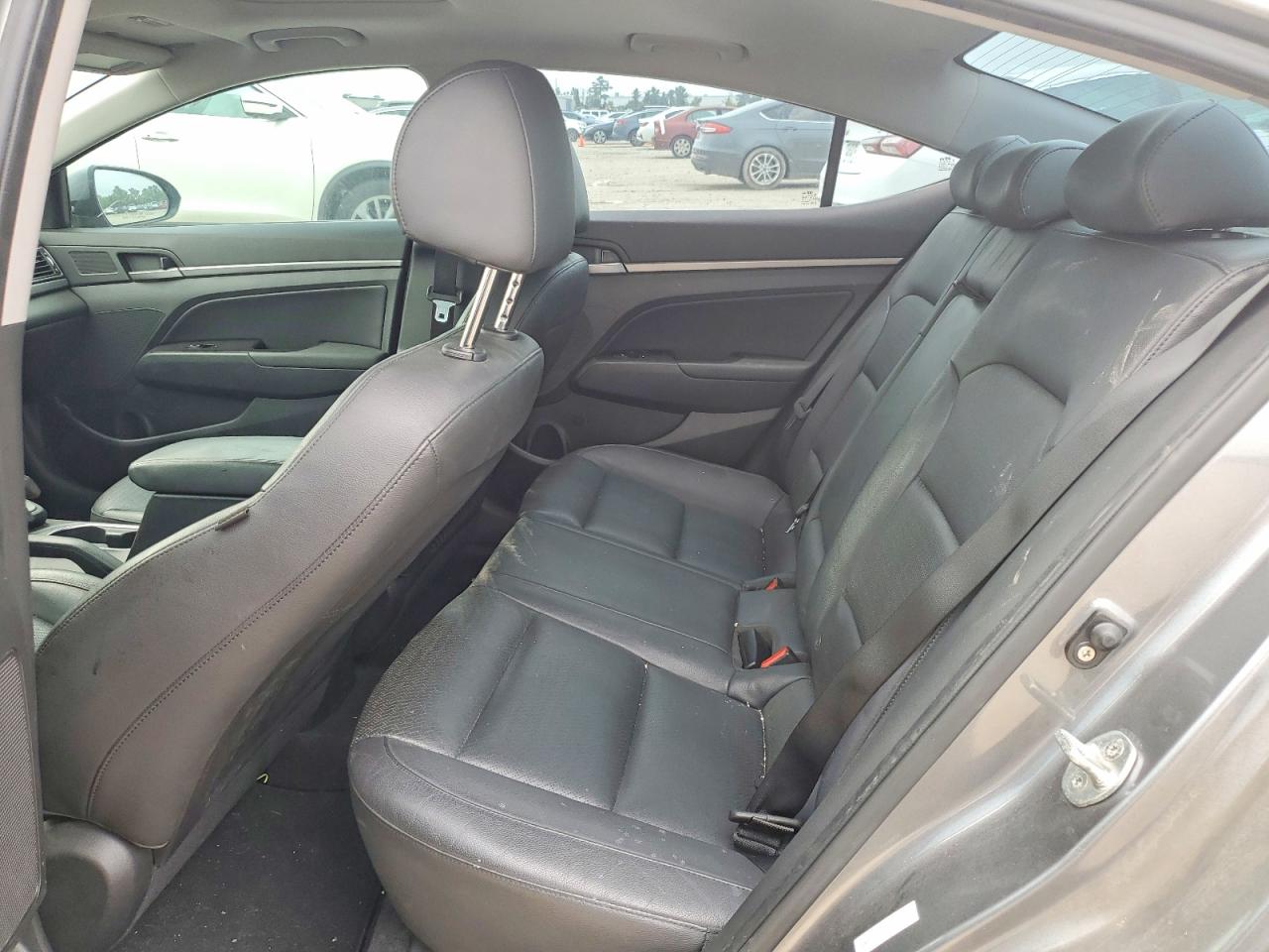 2018 Hyundai Elantra Limited Gray vin: KMHD84LF7JU451496