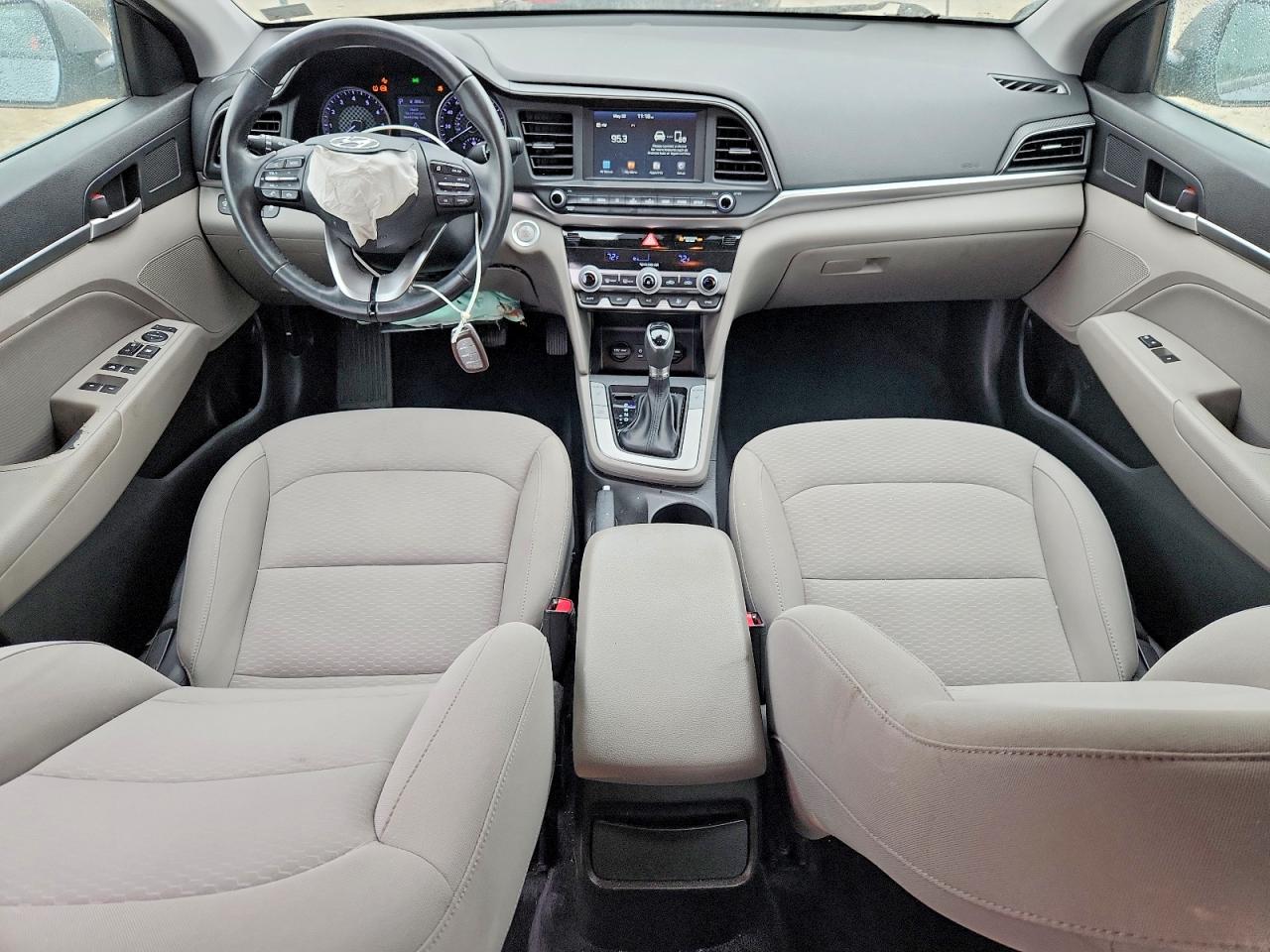 2019 Hyundai Elantra Value Edition Gray vin: KMHD84LF7KU830693