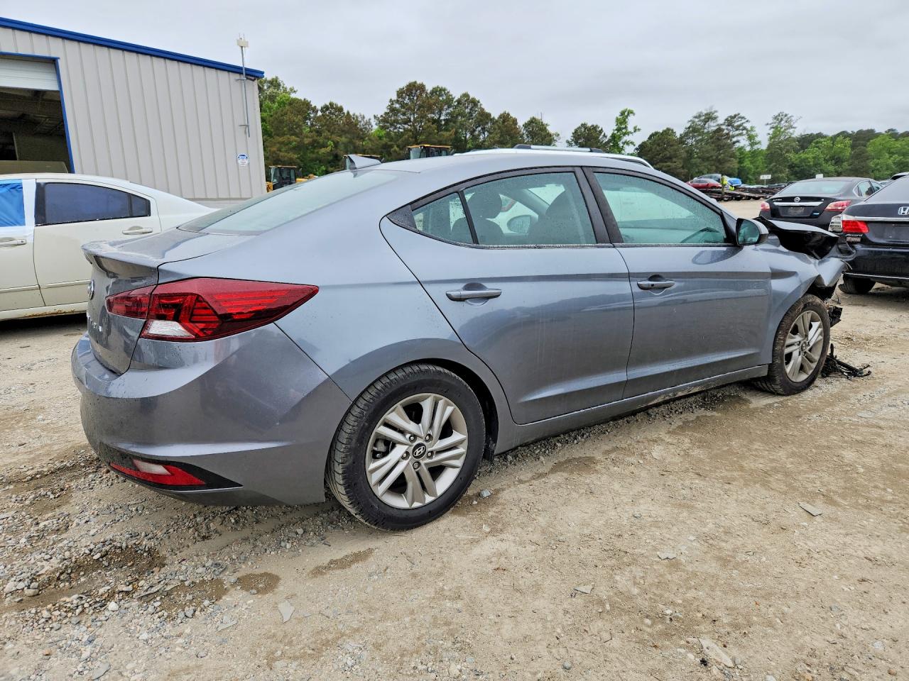 2019 Hyundai Elantra Value Edition Gray vin: KMHD84LF7KU830693