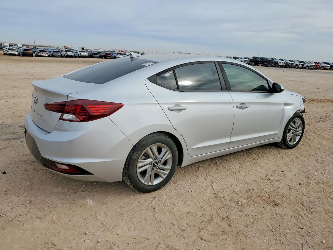 2019 Hyundai Elantra Value Edition Silver vin: KMHD84LF7KU862222