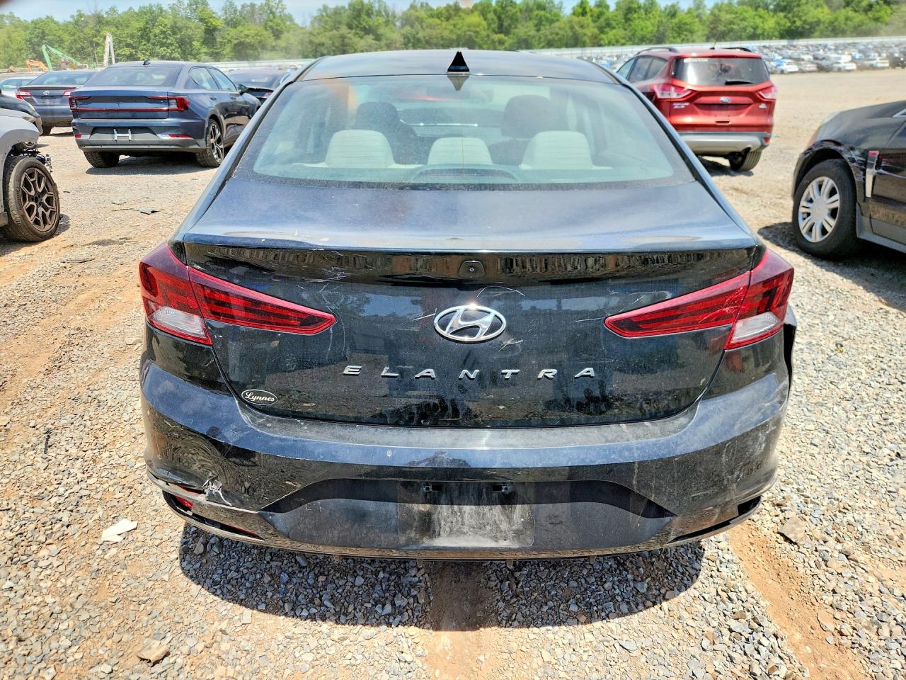 2020 Hyundai Elantra Sel Black vin: KMHD84LF7LU066538