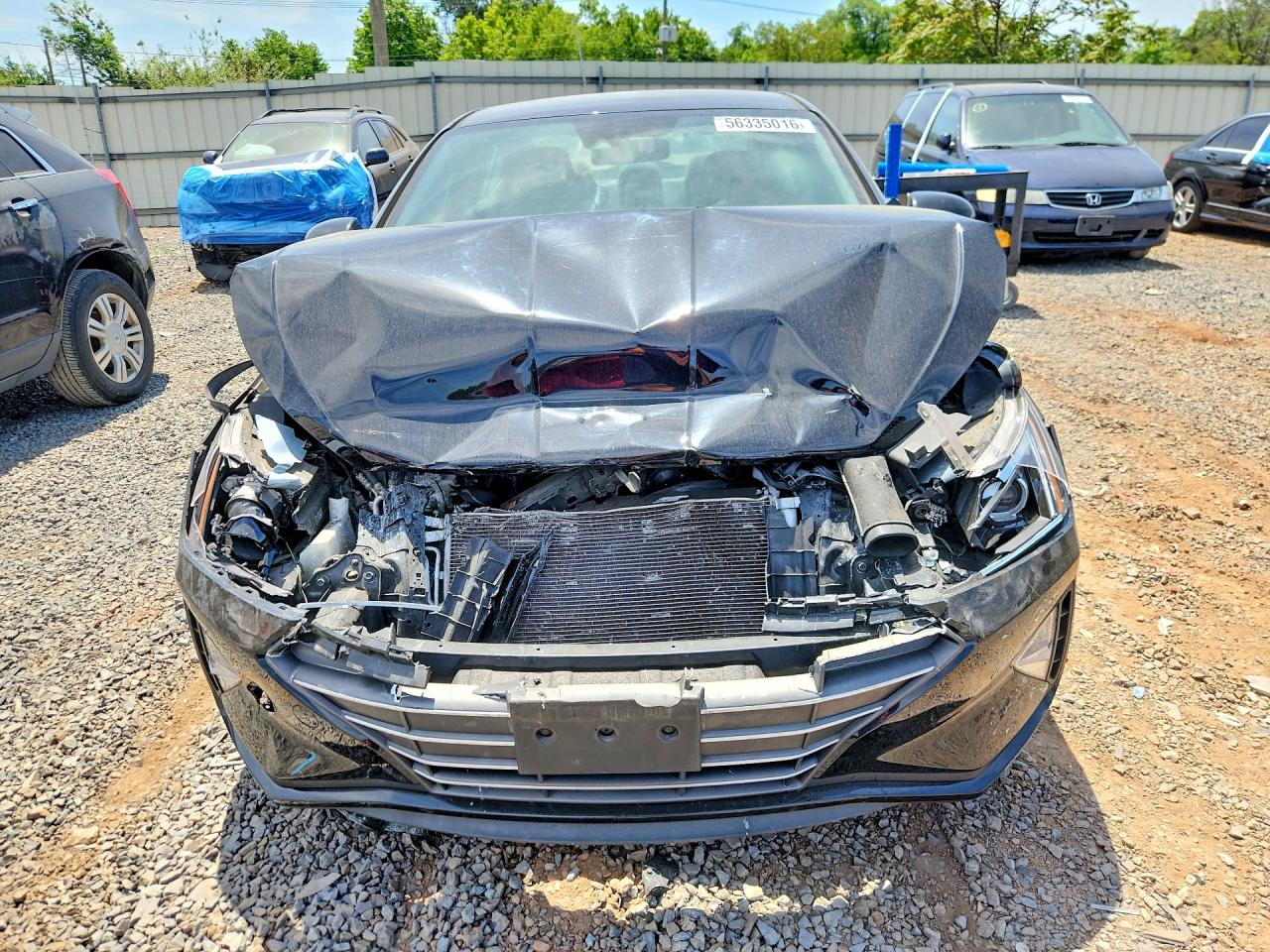 2020 Hyundai Elantra Sel Black vin: KMHD84LF7LU066538