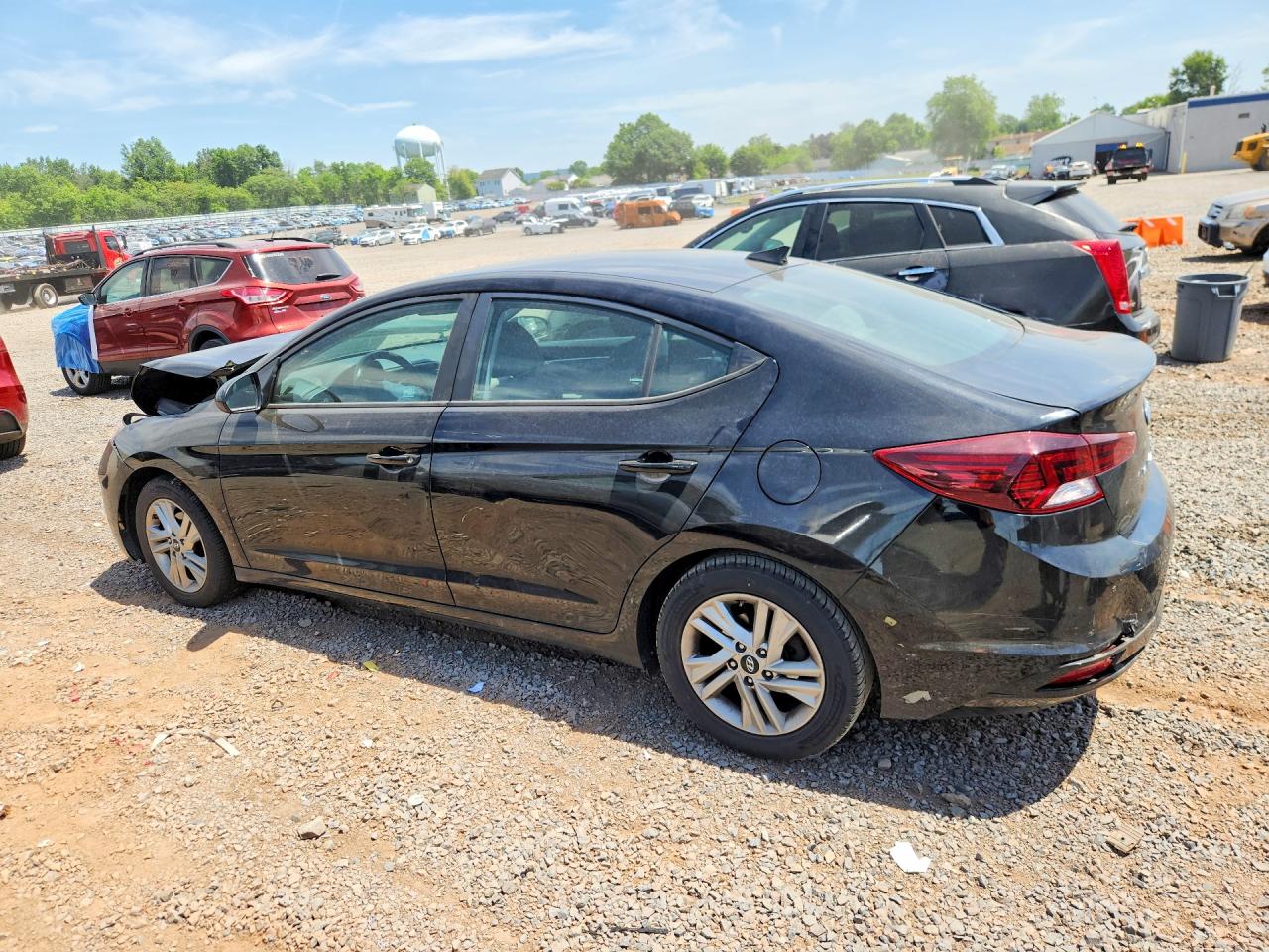 2020 Hyundai Elantra Sel Black vin: KMHD84LF7LU066538