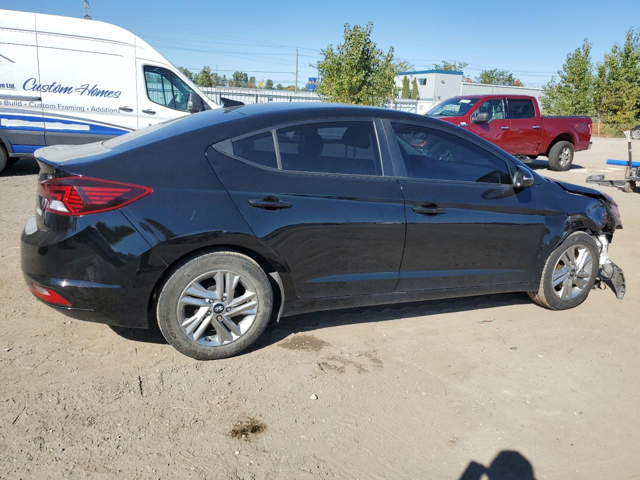 2020 Hyundai Elantra Sel Black vin: KMHD84LF7LU101563