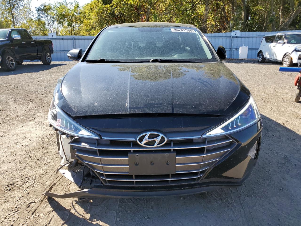 2020 Hyundai Elantra Sel Black vin: KMHD84LF7LU101563