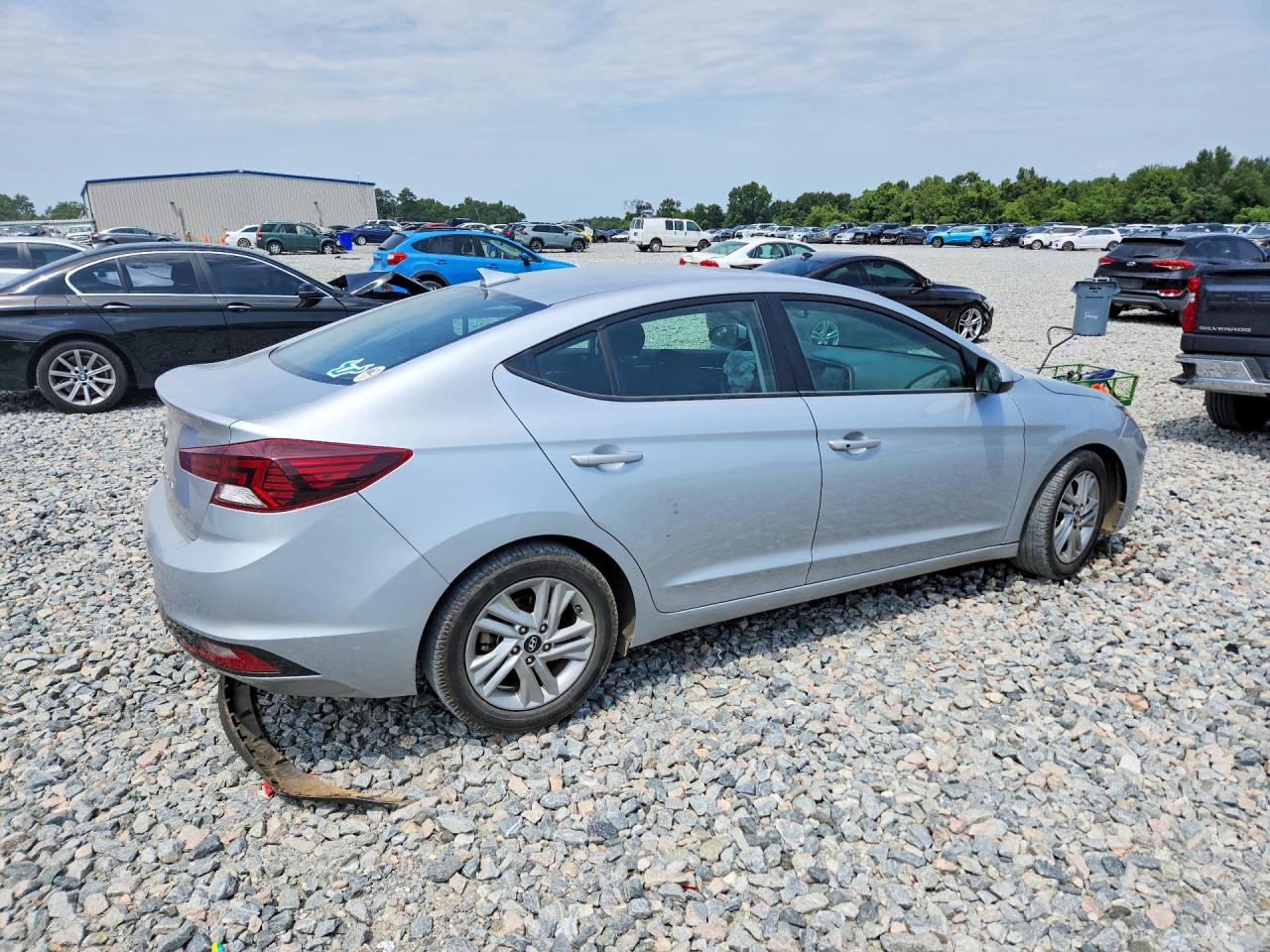 2020 Hyundai Elantra Value Edition Silver vin: KMHD84LF7LU107783