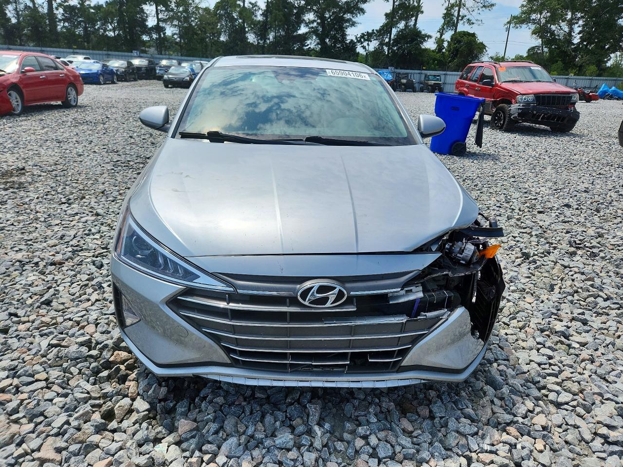 2020 Hyundai Elantra Value Edition Silver vin: KMHD84LF7LU107783