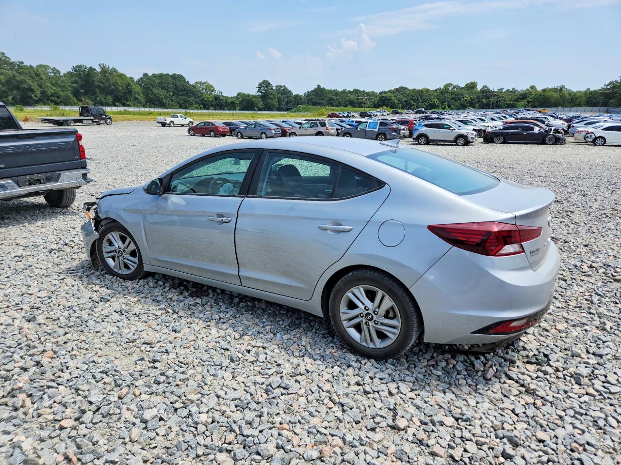 2020 Hyundai Elantra Value Edition Silver vin: KMHD84LF7LU107783