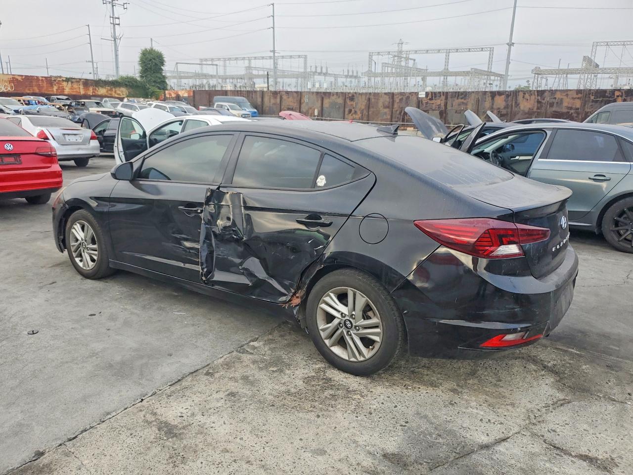 2020 Hyundai Elantra Value Edition Black vin: KMHD84LF7LU930990