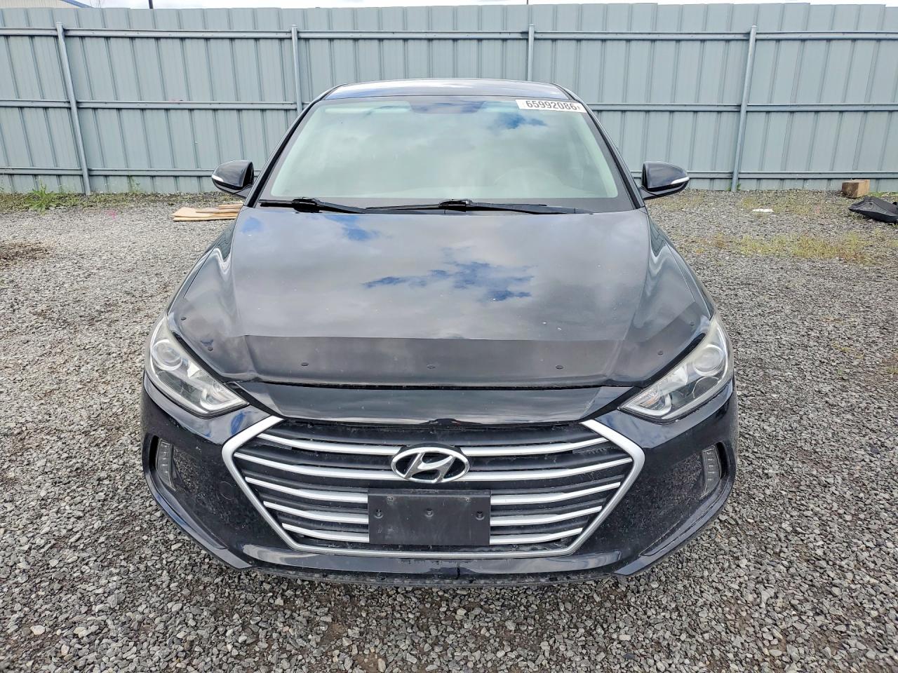 2017 Hyundai Elantra Se Черный vin: KMHD84LF8HU323617