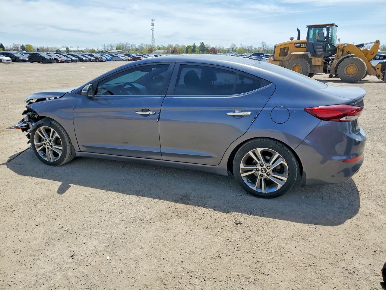 2018 Hyundai Elantra Sel Blue vin: KMHD84LF8JU684626