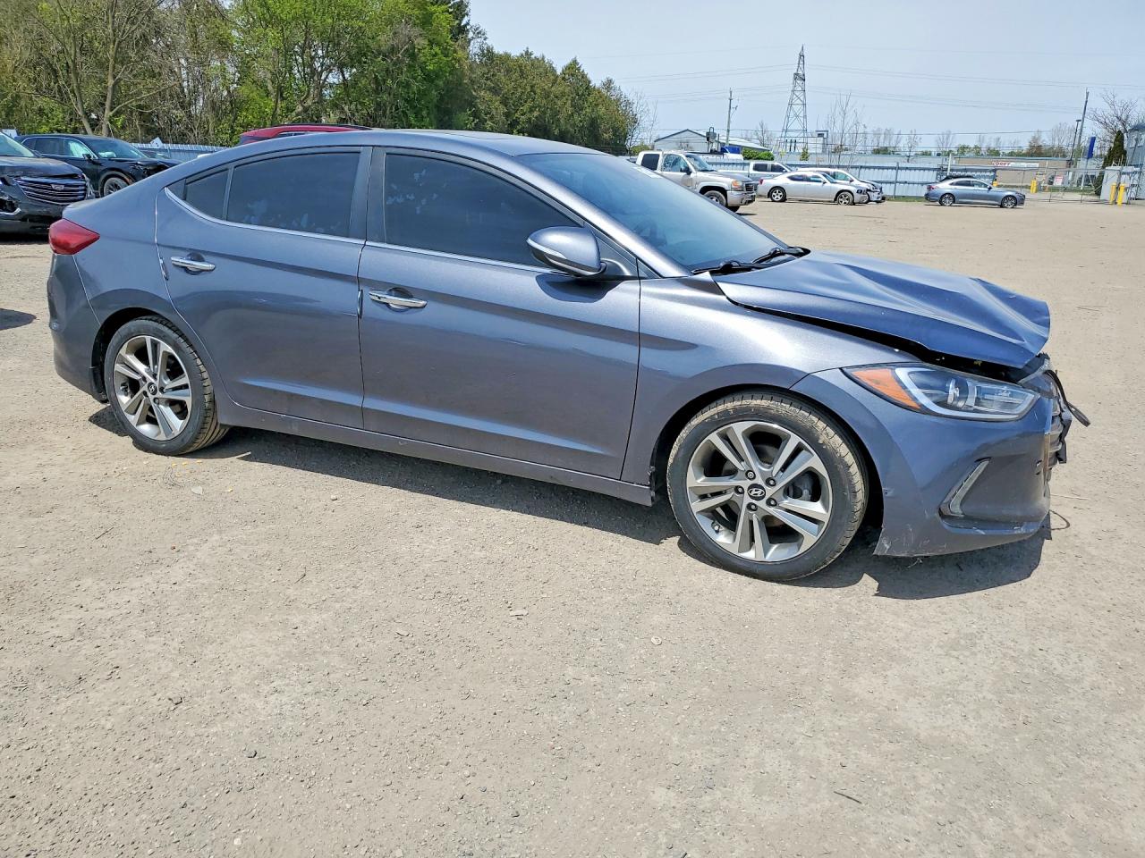2018 Hyundai Elantra Sel Blue vin: KMHD84LF8JU684626