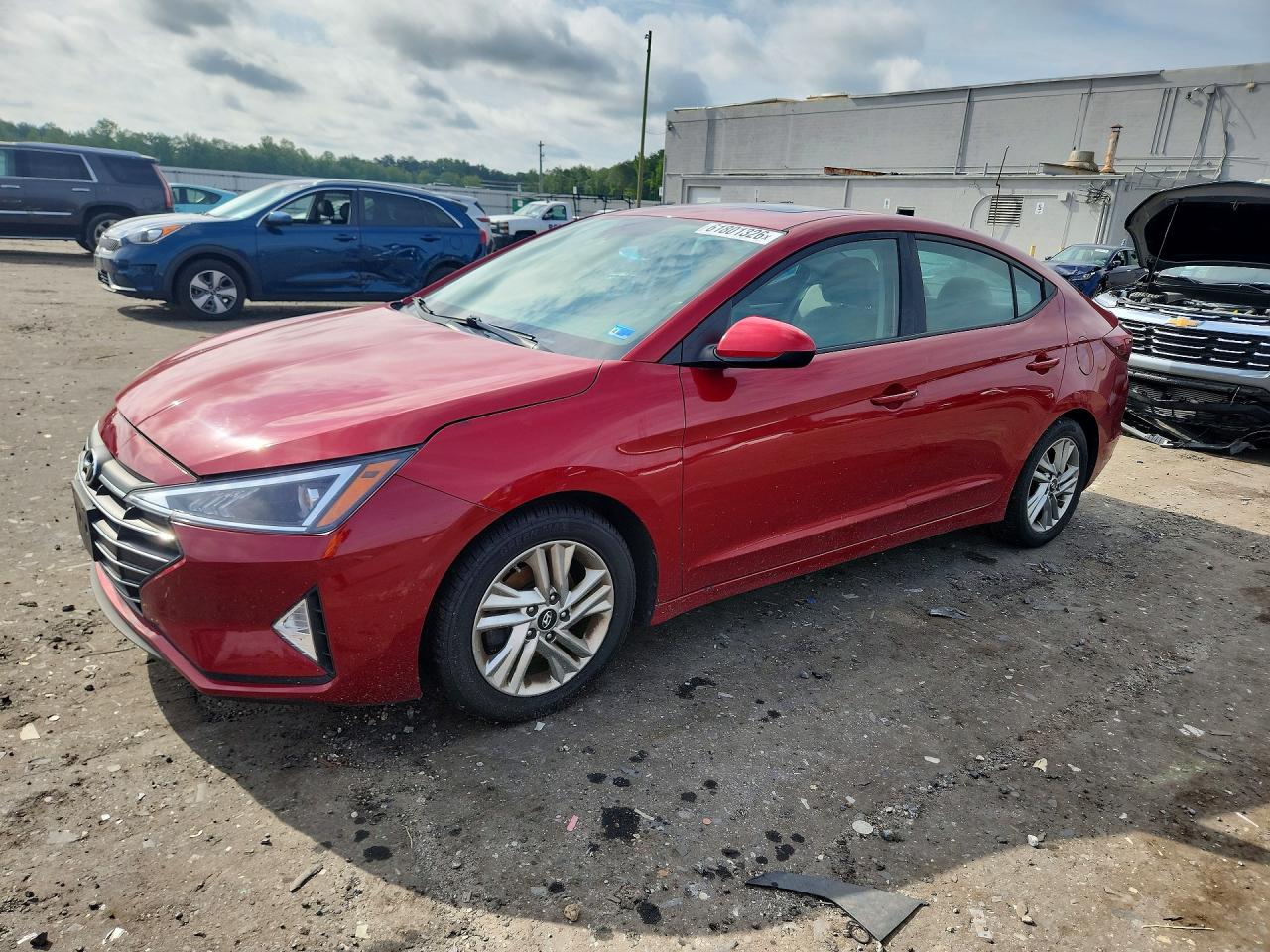 2020 Hyundai Elantra Value Edition Red vin: KMHD84LF8LU075121