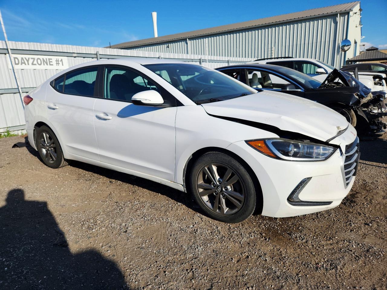 2017 Hyundai Elantra Se White vin: KMHD84LF9HU267901