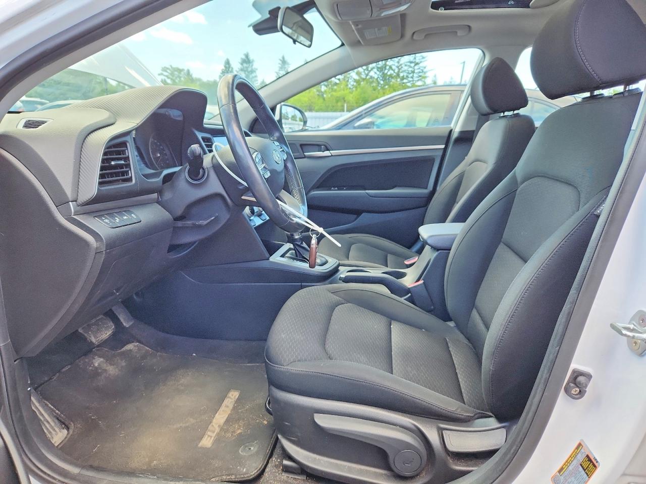 2020 Hyundai Elantra Sel White vin: KMHD84LF9LU077945