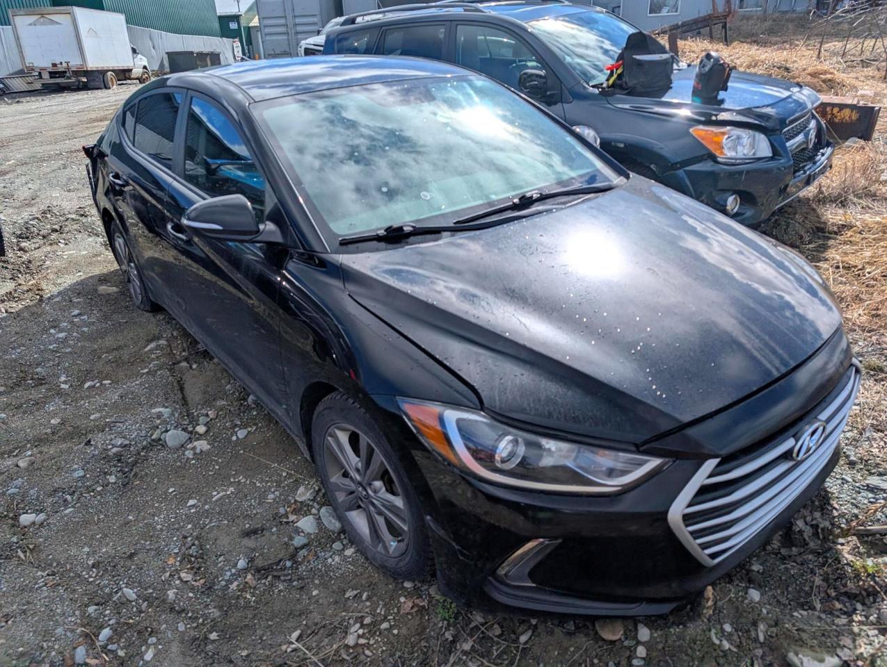 2017 Hyundai Elantra Se Black vin: KMHD84LFXHU177222