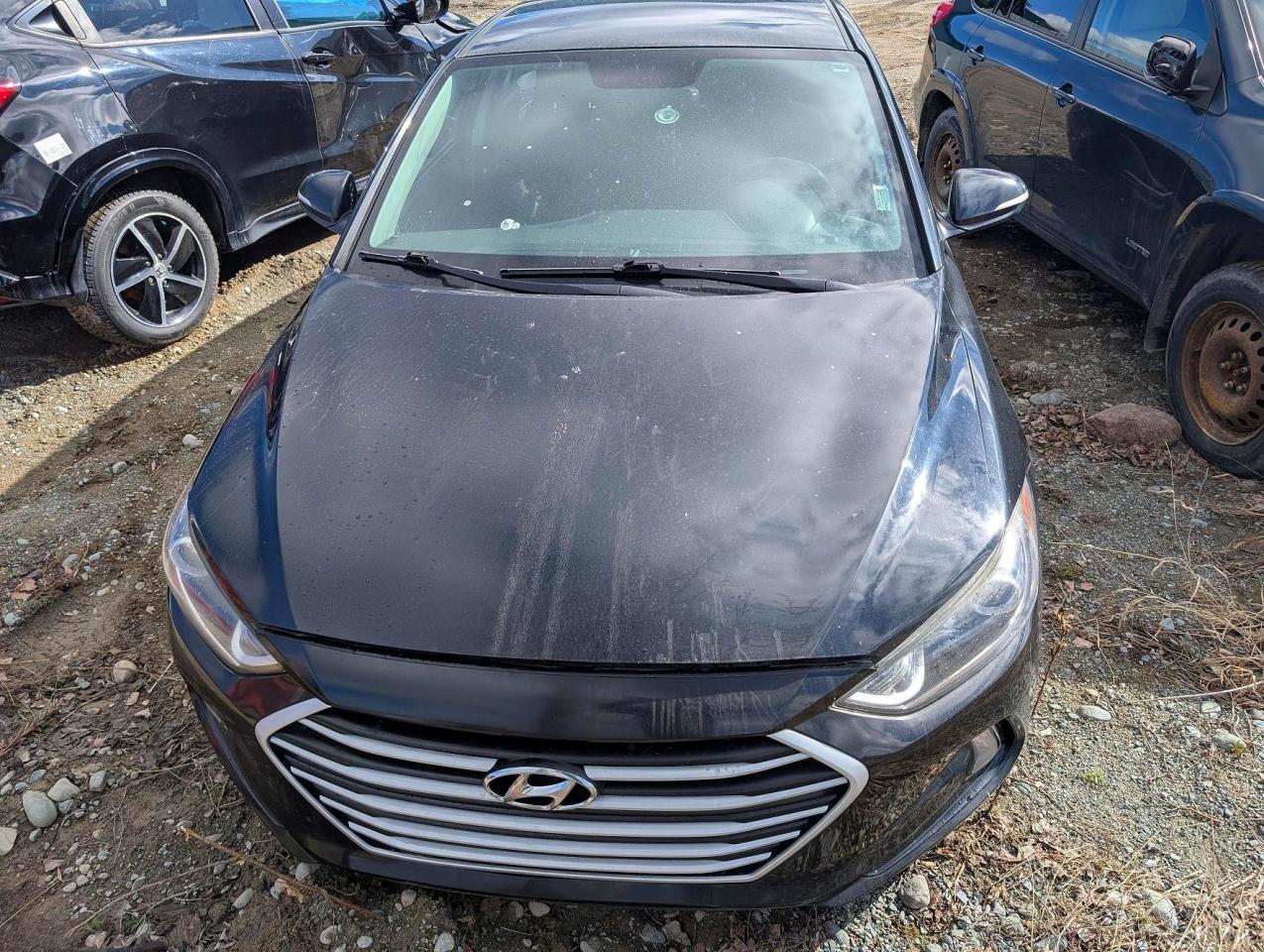 2017 Hyundai Elantra Se Black vin: KMHD84LFXHU177222