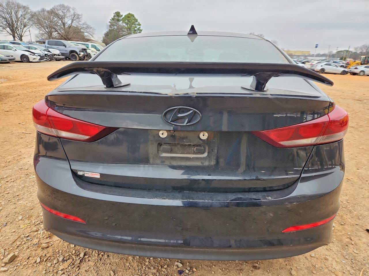 2017 Hyundai Elantra Value Edition Black vin: KMHD84LFXHU240674