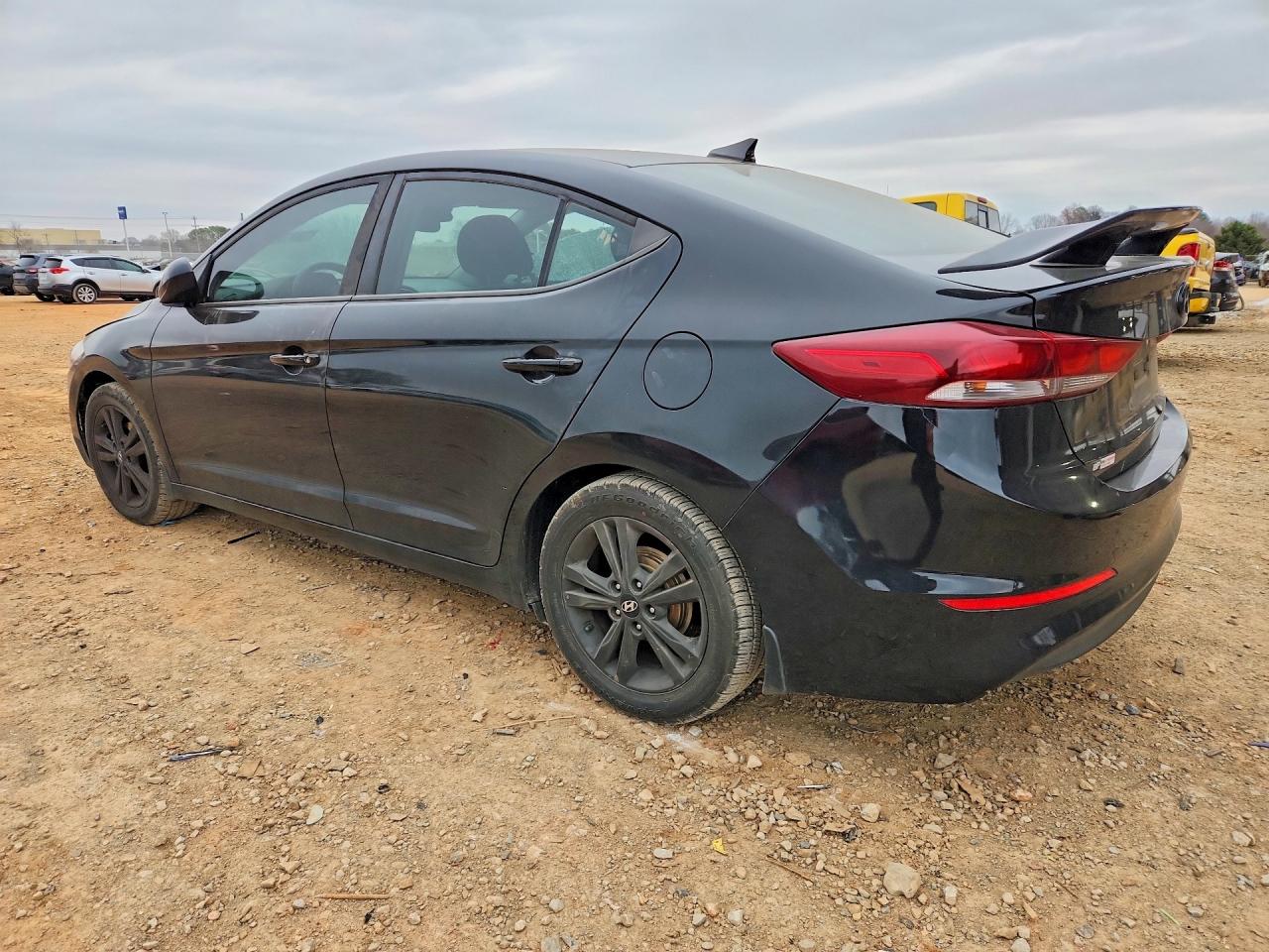 2017 Hyundai Elantra Value Edition Black vin: KMHD84LFXHU240674