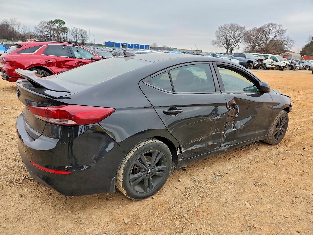 2017 Hyundai Elantra Value Edition Black vin: KMHD84LFXHU240674