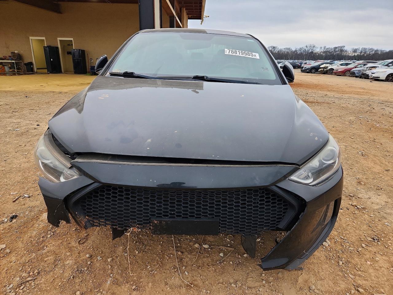 2017 Hyundai Elantra Value Edition Black vin: KMHD84LFXHU240674