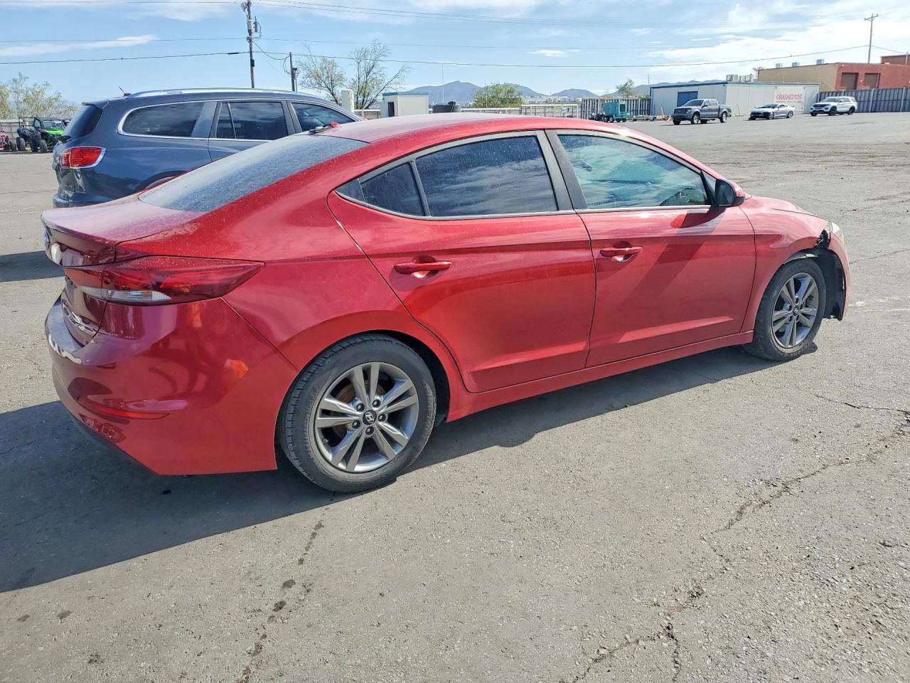 2017 Hyundai Elantra Value Edition Red vin: KMHD84LFXHU358711
