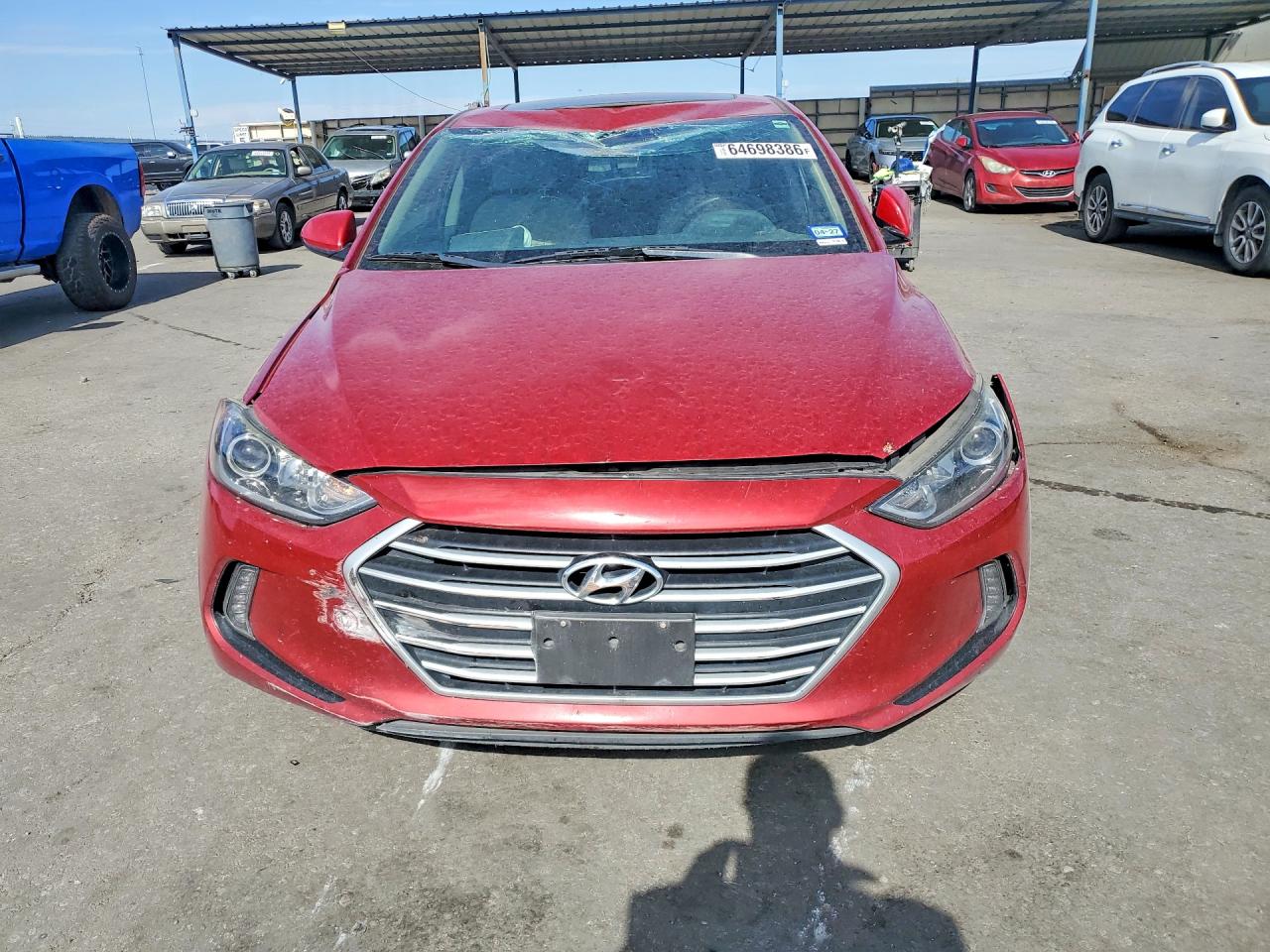 2017 Hyundai Elantra Value Edition Red vin: KMHD84LFXHU358711