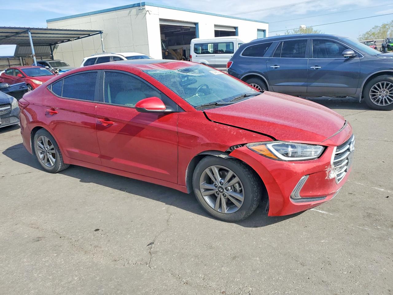 2017 Hyundai Elantra Value Edition Red vin: KMHD84LFXHU358711