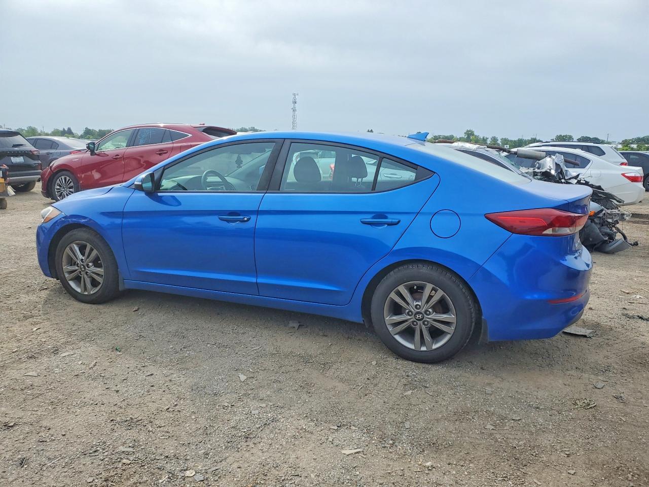 2017 Hyundai Elantra Se Blue vin: KMHD84LFXHU374150