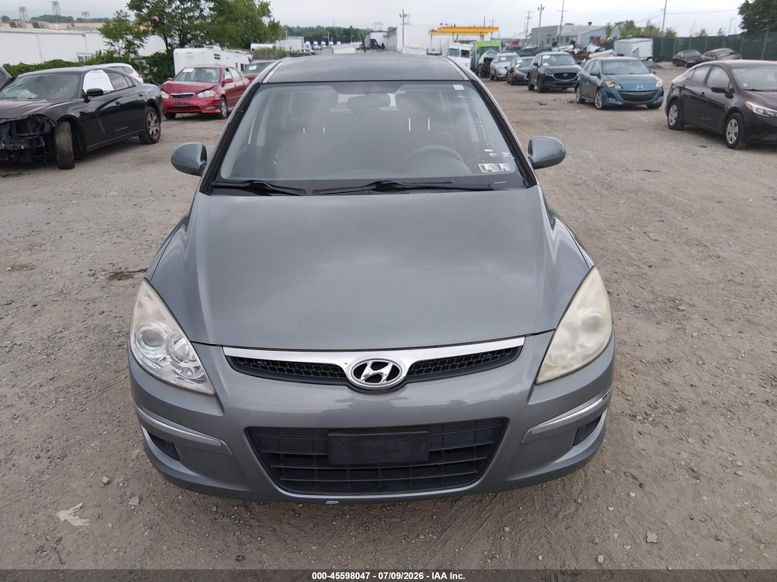 2010 Hyundai Elantra Touring Gls Gray vin: KMHDB8AE0AU075601