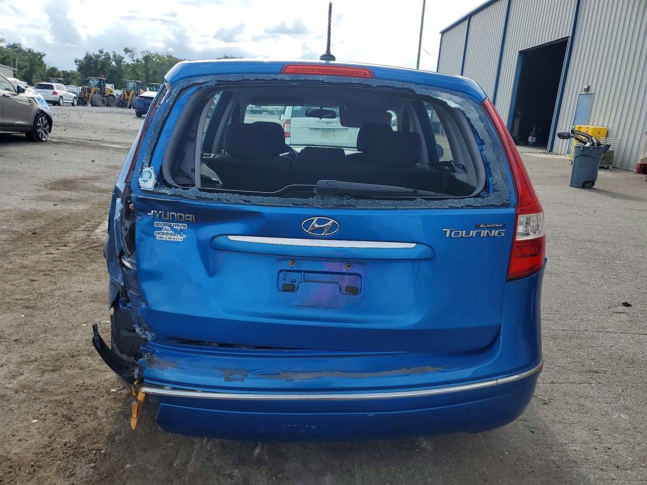 2011 Hyundai Elantra Touring Gls Blue vin: KMHDB8AE0BU087393
