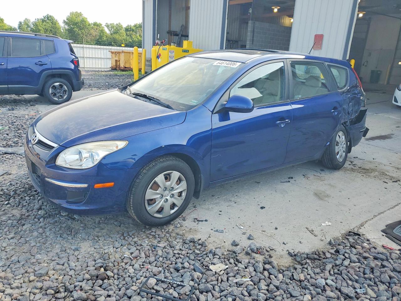 2012 Hyundai Elantra Touring Gls Blue vin: KMHDB8AE0CU139283