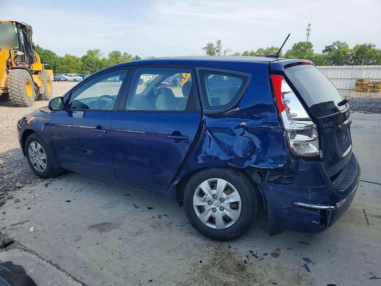 2012 Hyundai Elantra Touring Gls Blue vin: KMHDB8AE0CU139283