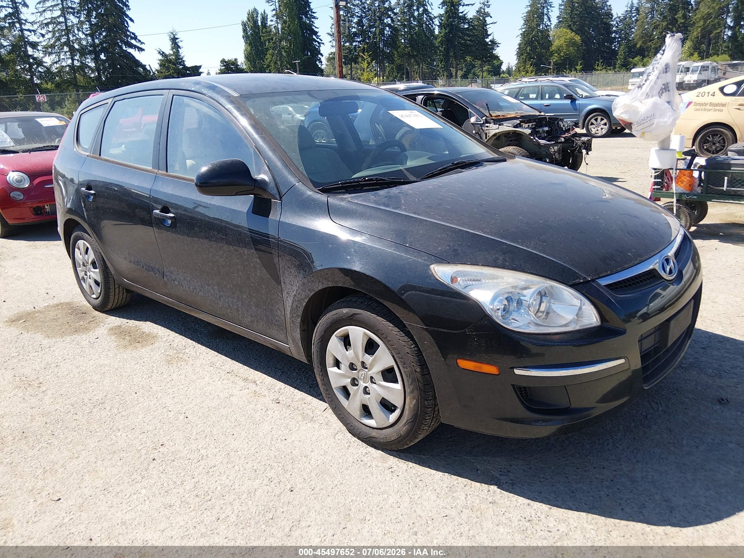 2010 Hyundai Elantra Touring Gls Black vin: KMHDB8AE2AU052823