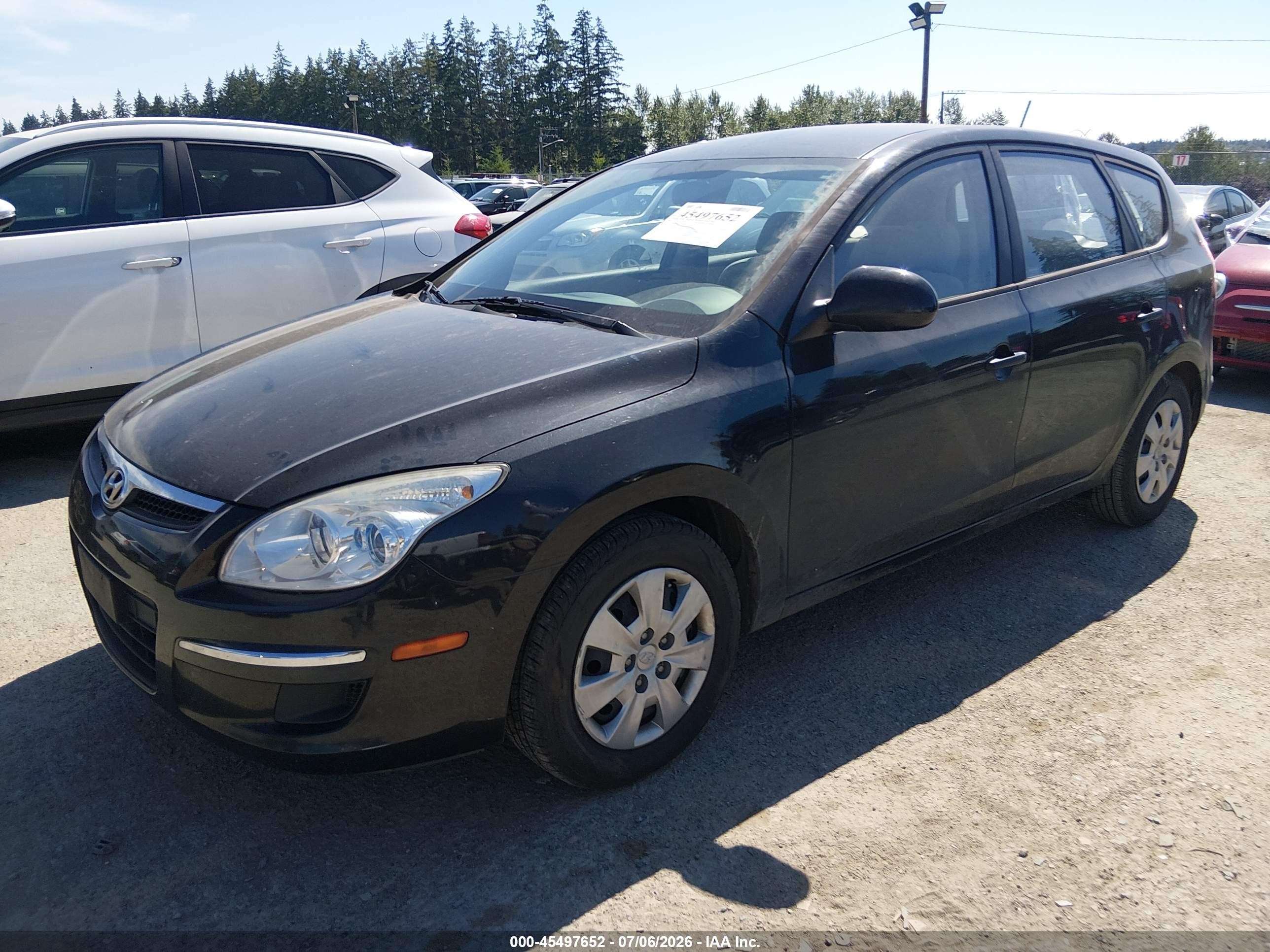 2010 Hyundai Elantra Touring Gls Black vin: KMHDB8AE2AU052823