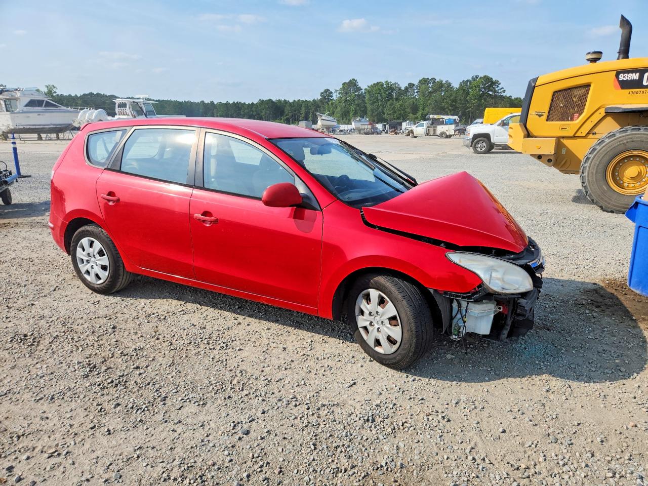 2010 Hyundai Elantra Touring Gls Red vin: KMHDB8AE2AU085529