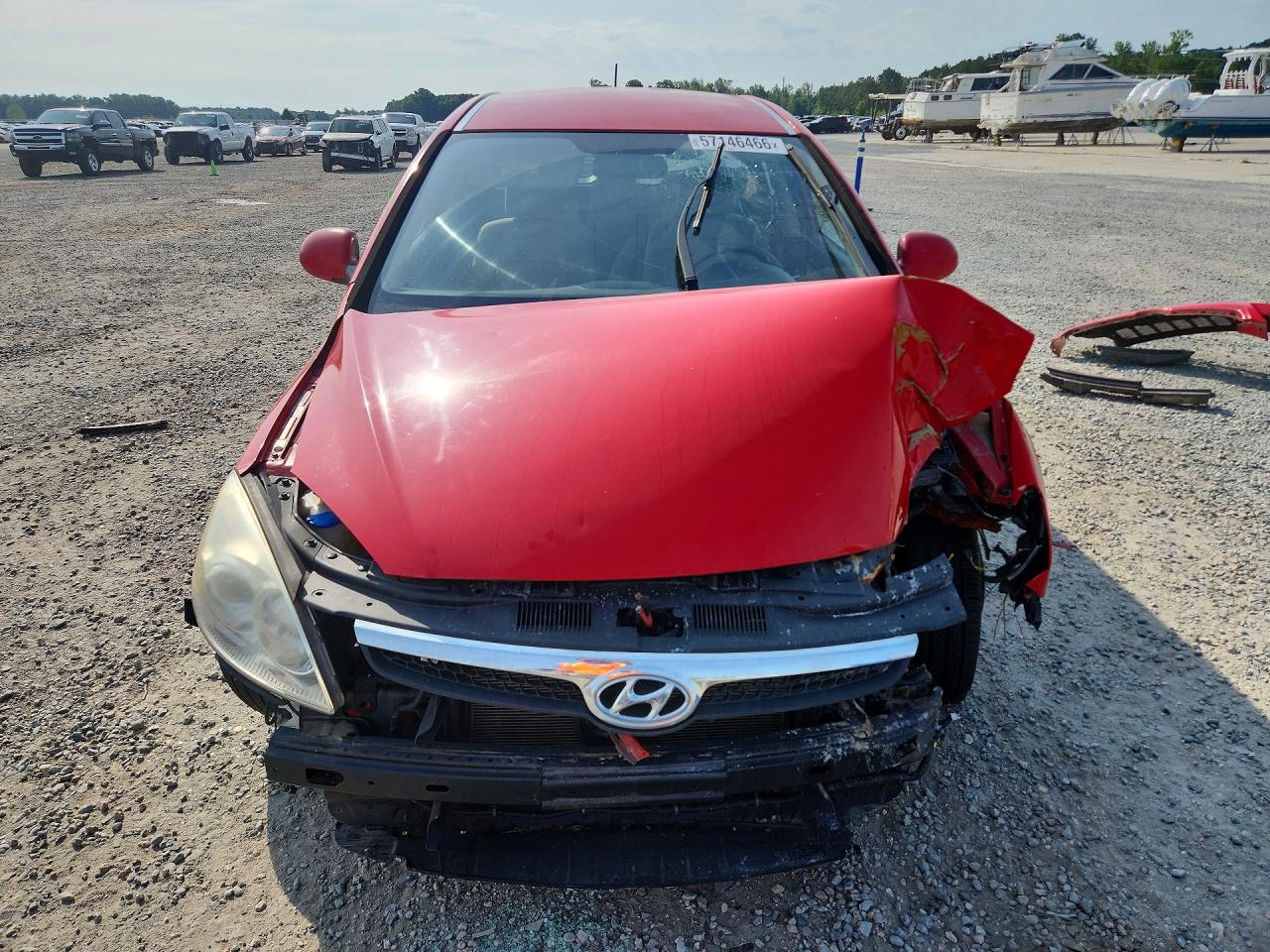 2010 Hyundai Elantra Touring Gls Red vin: KMHDB8AE2AU085529