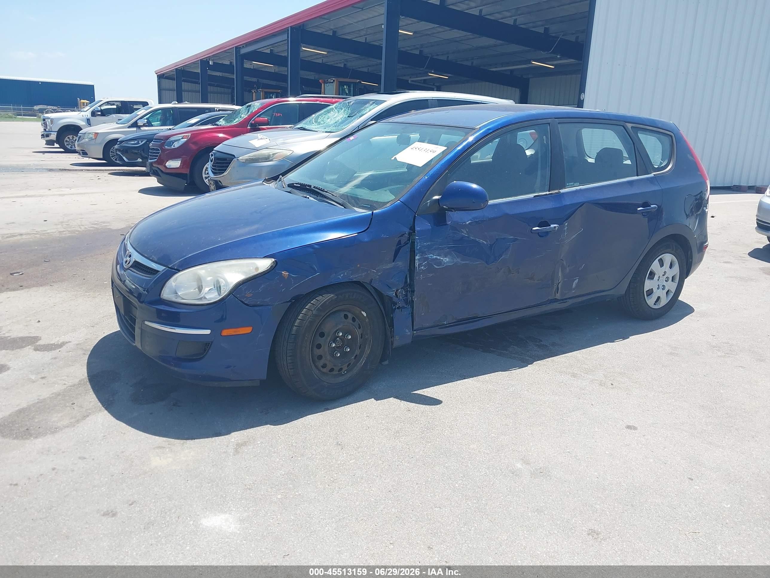 2011 Hyundai Elantra Touring Gls Blue vin: KMHDB8AE2BU096905