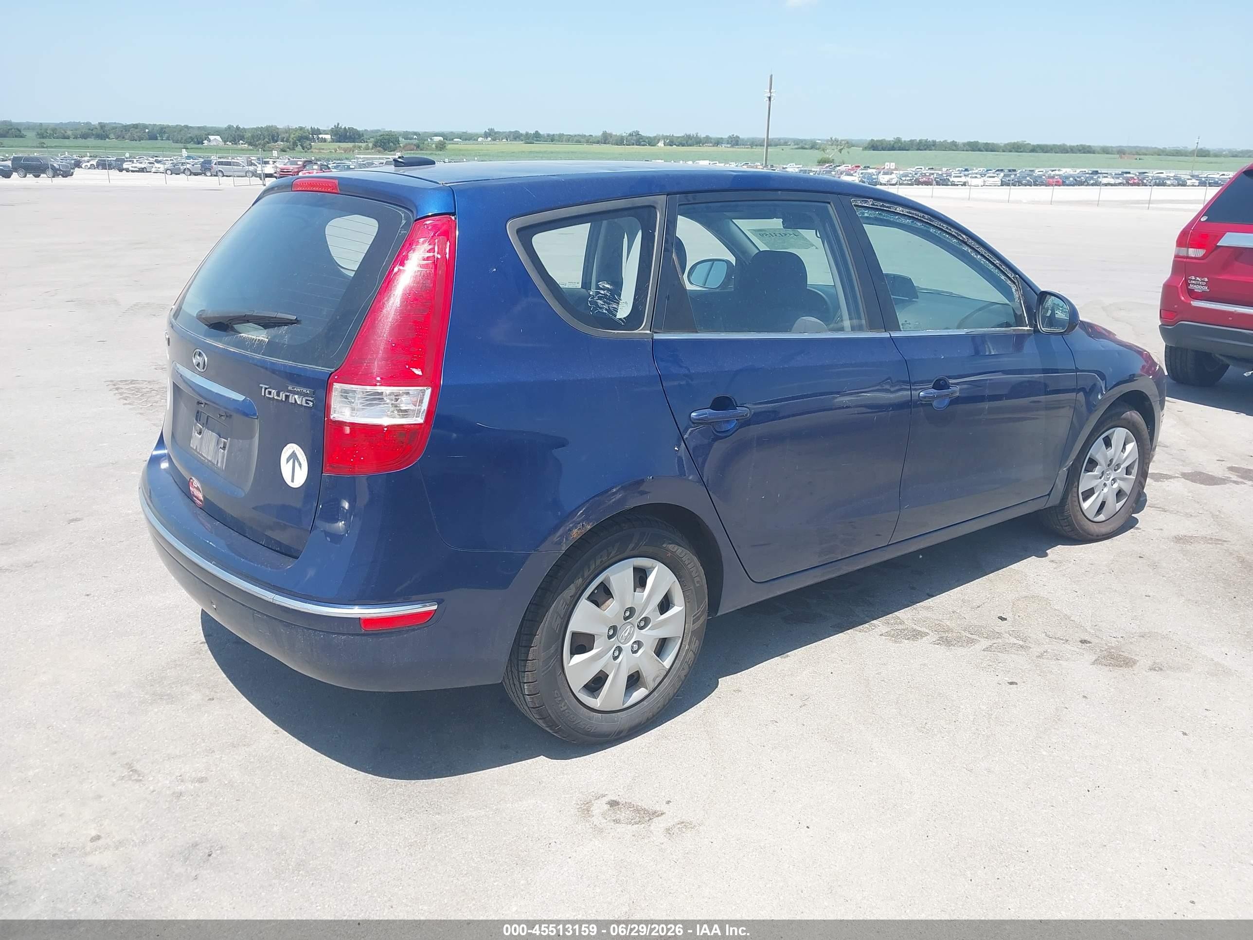 2011 Hyundai Elantra Touring Gls Blue vin: KMHDB8AE2BU096905