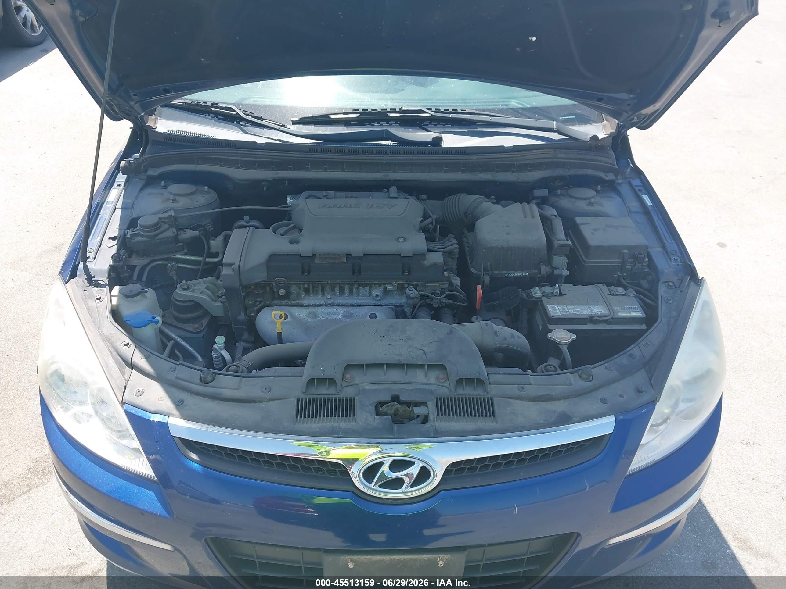 2011 Hyundai Elantra Touring Gls Blue vin: KMHDB8AE2BU096905