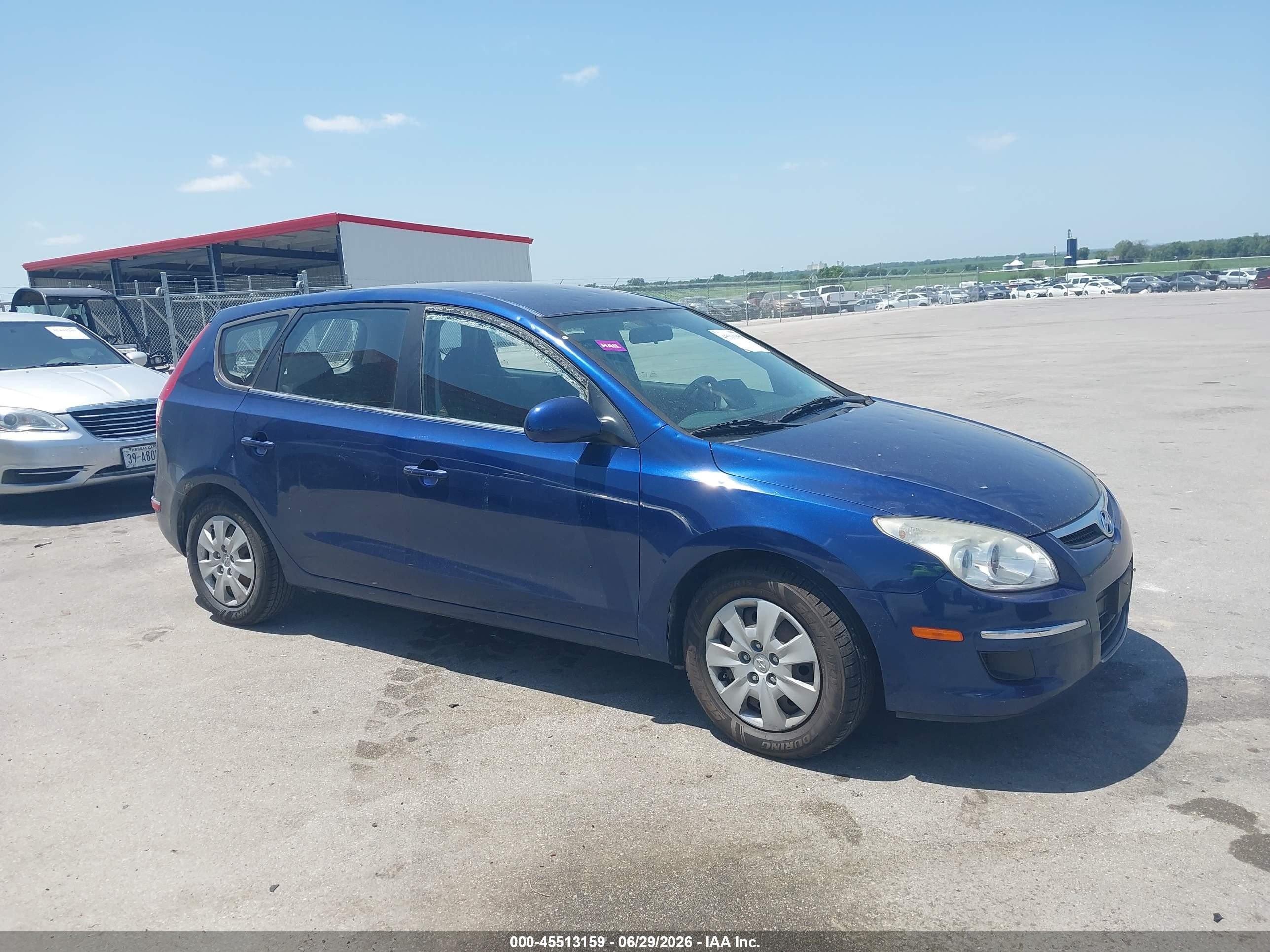 2011 Hyundai Elantra Touring Gls Blue vin: KMHDB8AE2BU096905