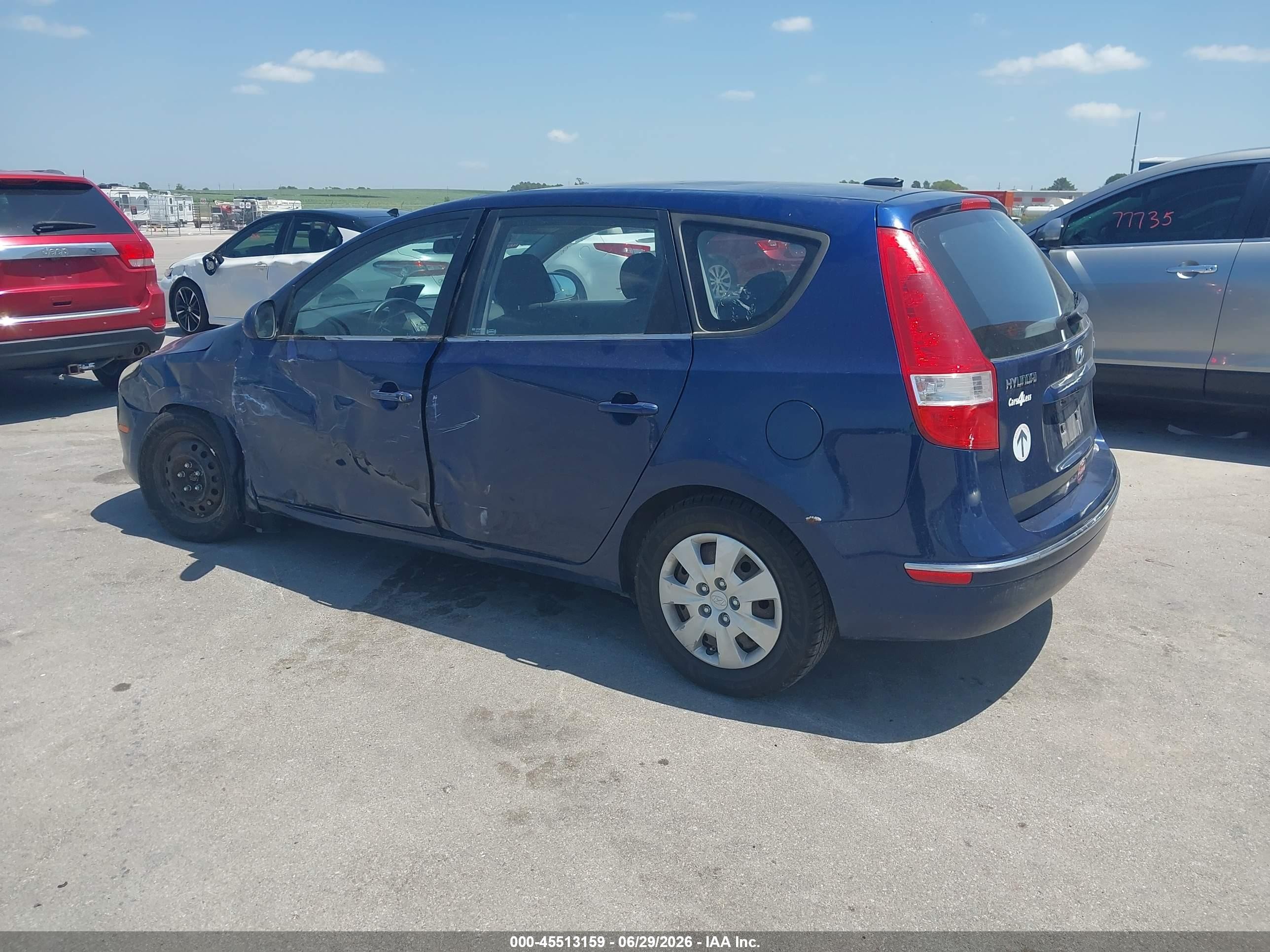 2011 Hyundai Elantra Touring Gls Blue vin: KMHDB8AE2BU096905