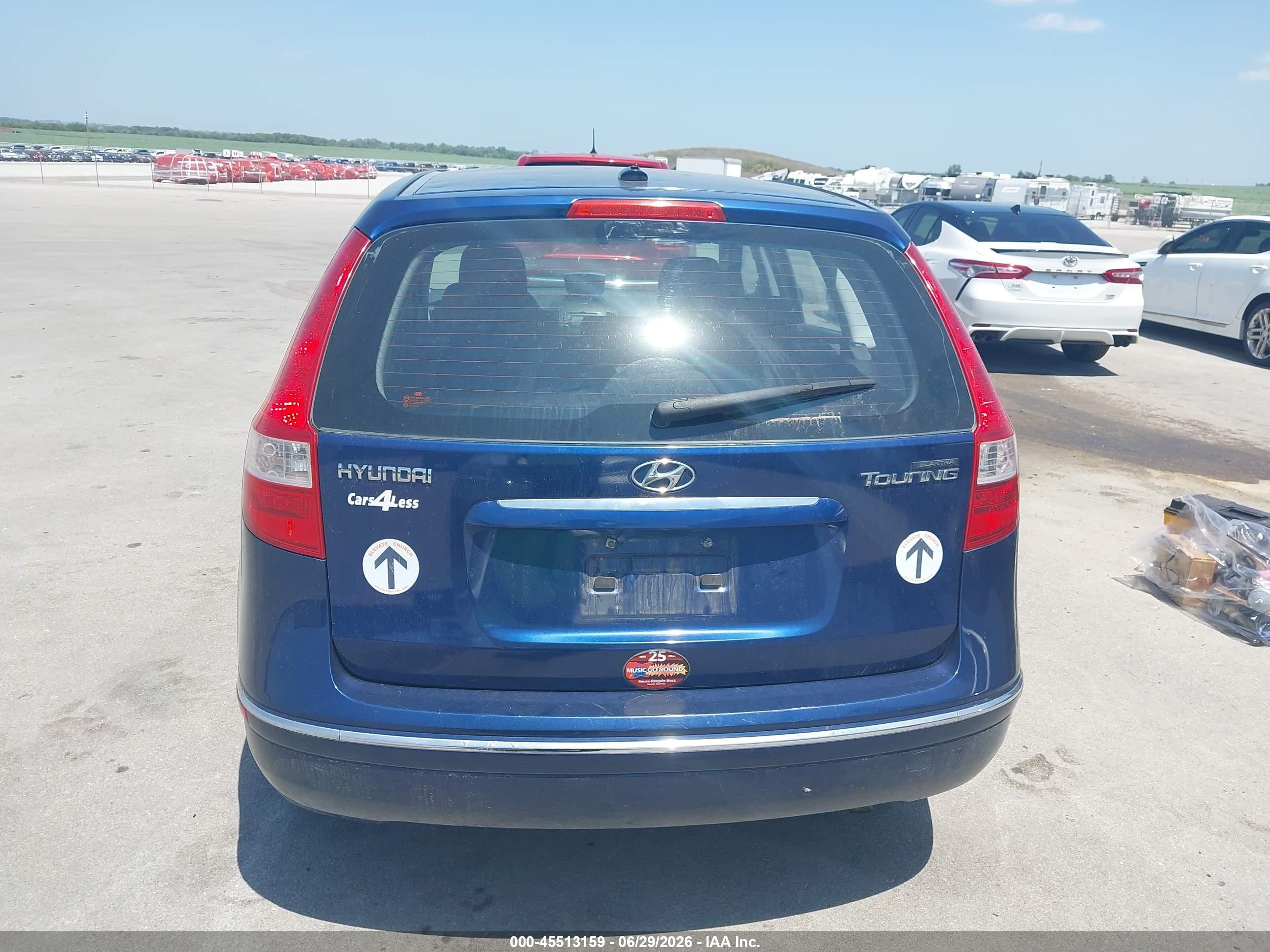 2011 Hyundai Elantra Touring Gls Blue vin: KMHDB8AE2BU096905
