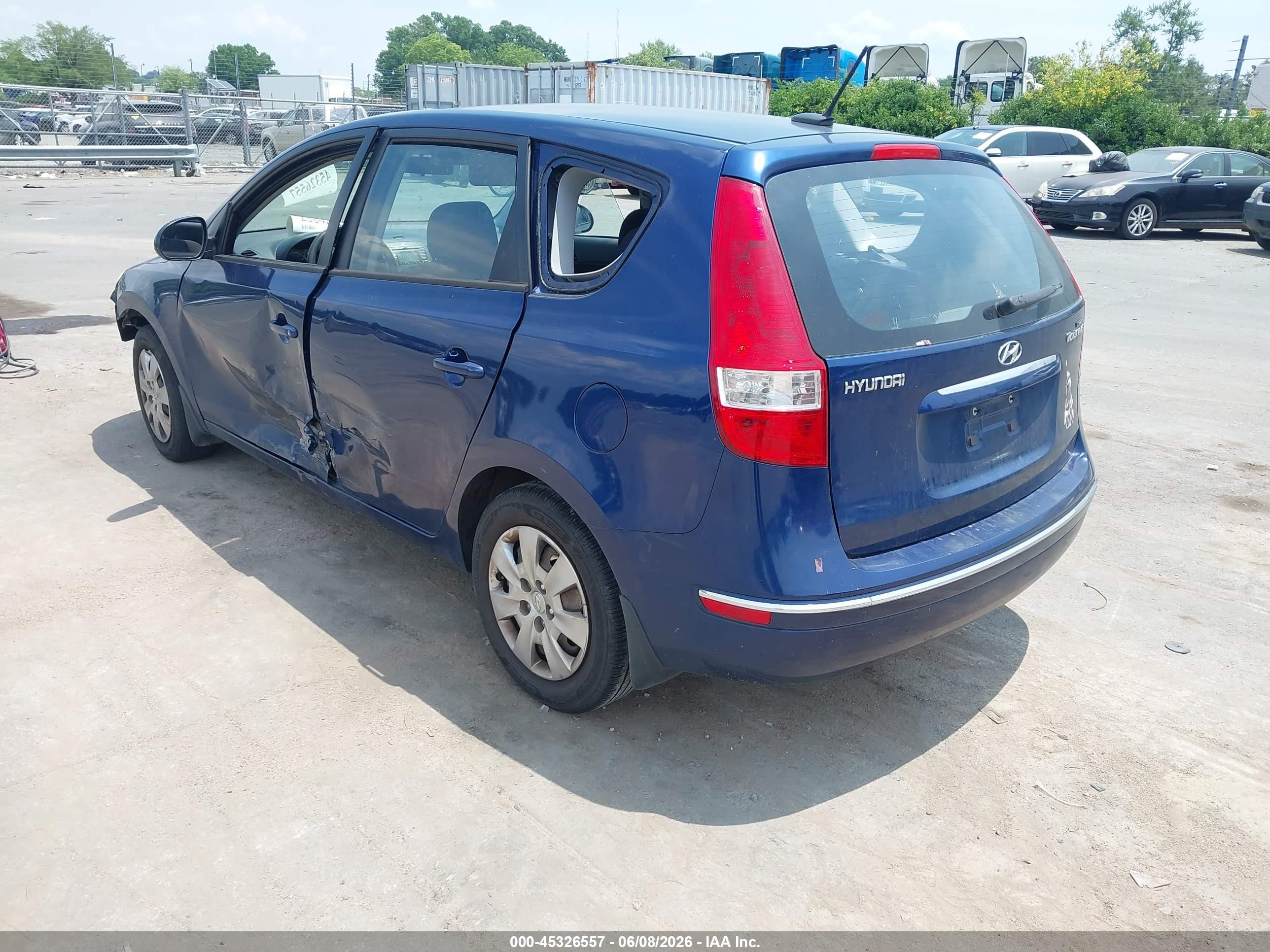 2011 Hyundai Elantra Touring Gls Синий vin: KMHDB8AE3BU093222