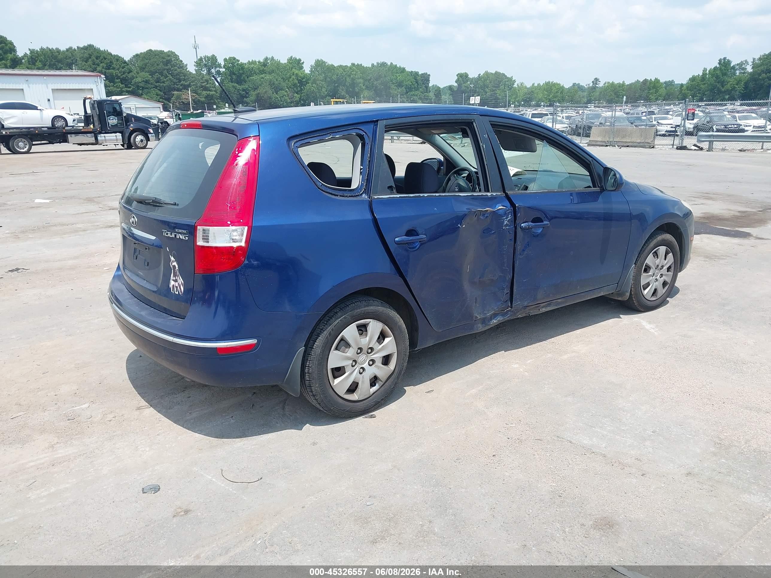 2011 Hyundai Elantra Touring Gls Синий vin: KMHDB8AE3BU093222