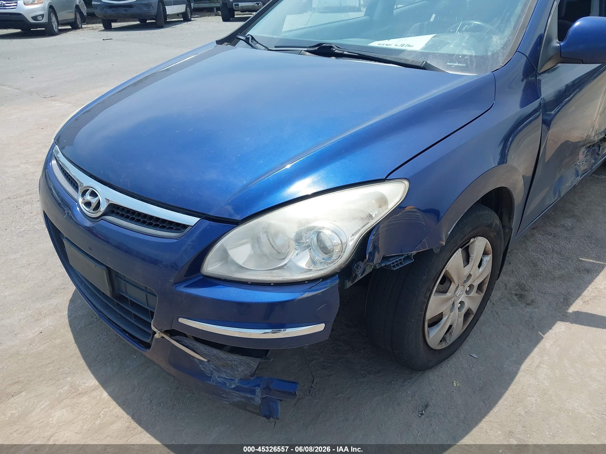 2011 Hyundai Elantra Touring Gls Синий vin: KMHDB8AE3BU093222