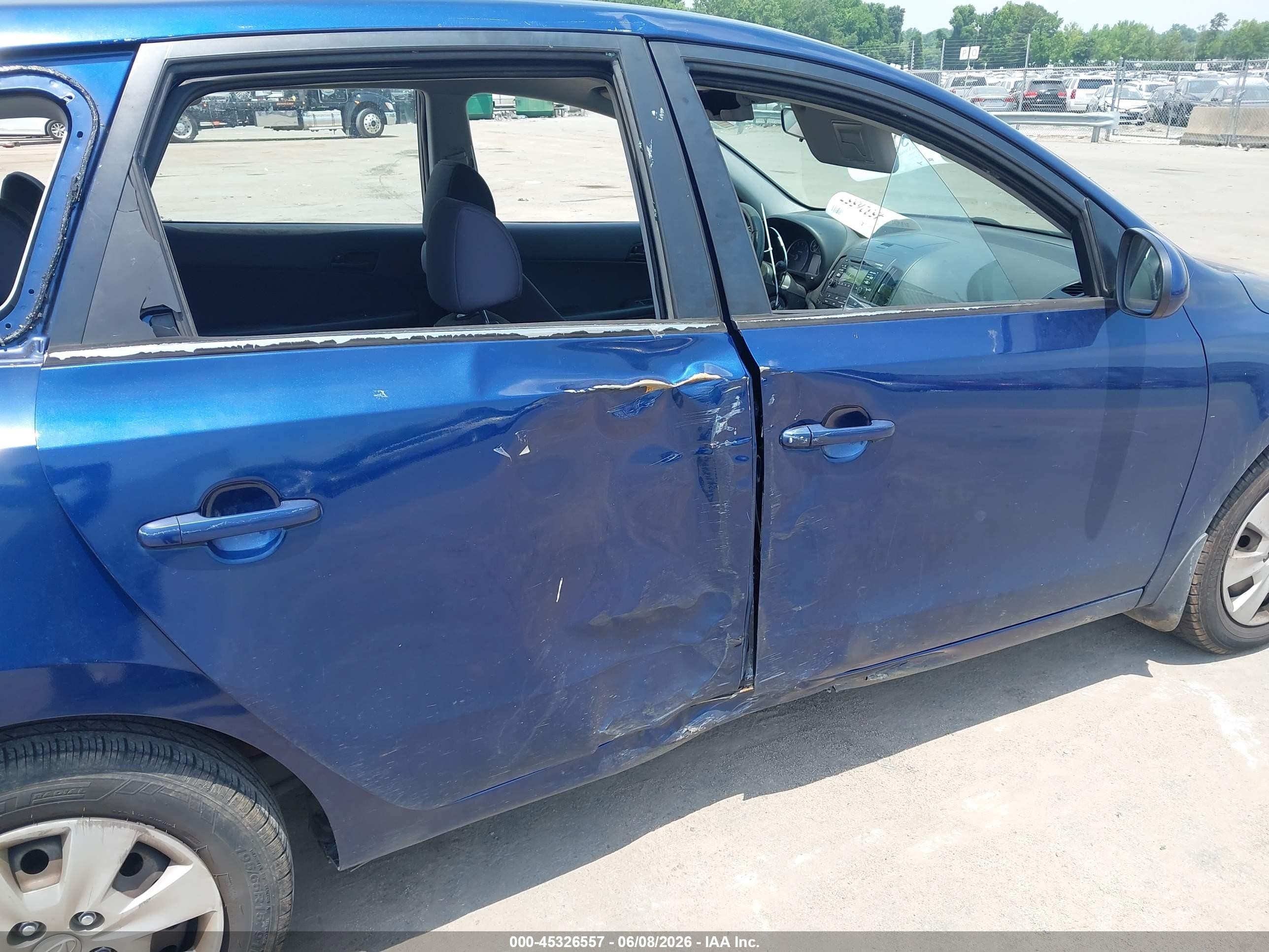 2011 Hyundai Elantra Touring Gls Синий vin: KMHDB8AE3BU093222