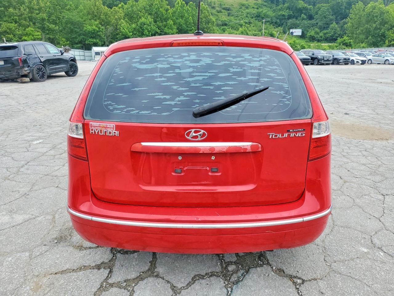 2010 Hyundai Elantra Touring Gls Red vin: KMHDB8AE4AU054217