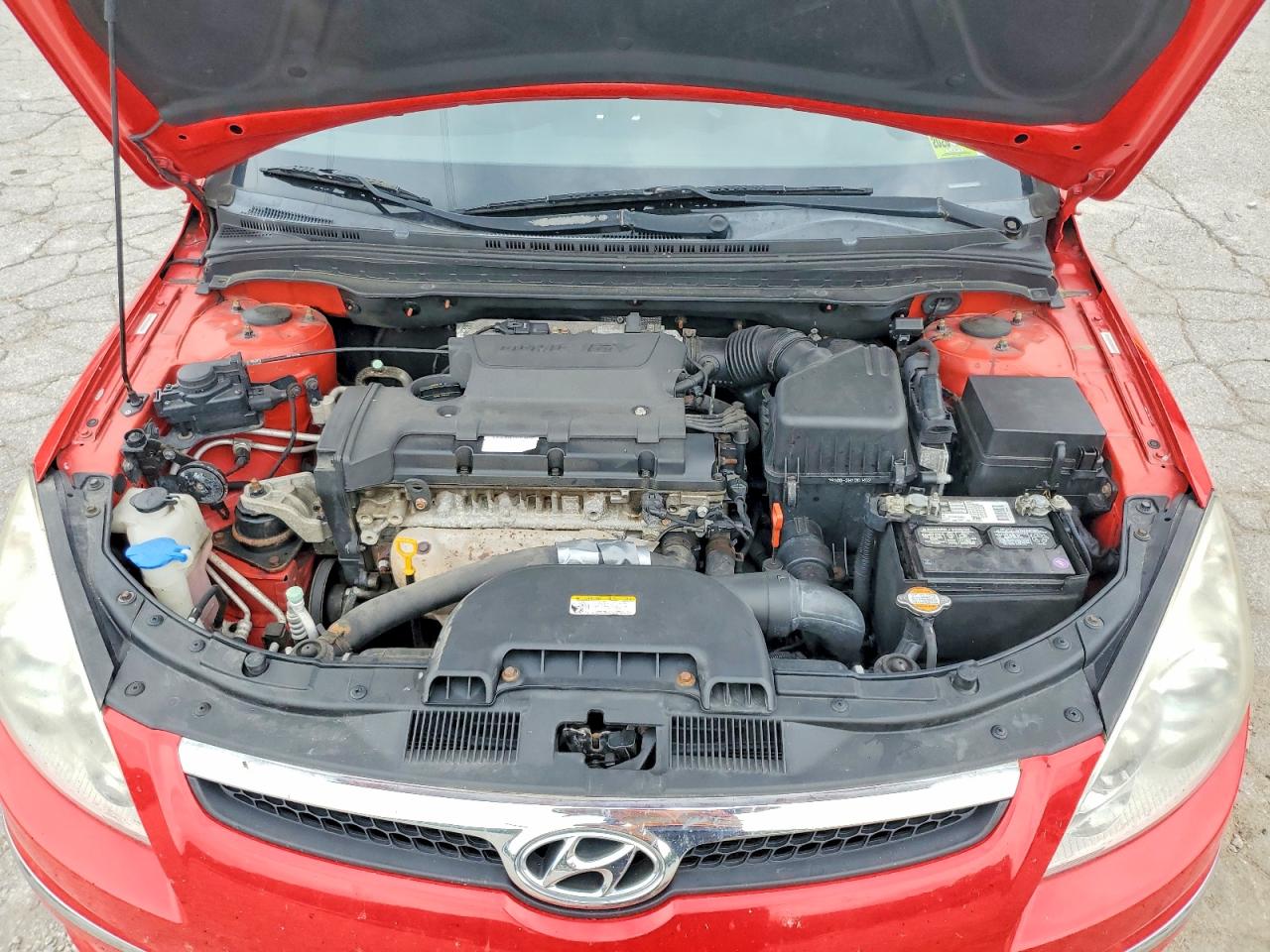2010 Hyundai Elantra Touring Gls Red vin: KMHDB8AE4AU054217